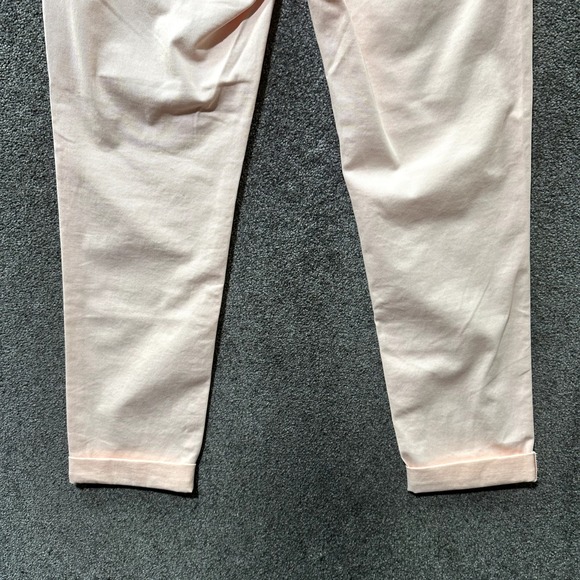 Adriano Goldschmied Tristan Tailored Trouser Pants Women 25 Pink Straight Ankle - Picture 12 of 16